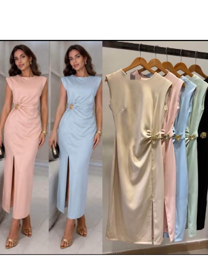 Vestido fenda Lívia