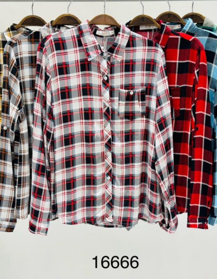 CAMISA XADREZ  TECIDO VISCOSE
