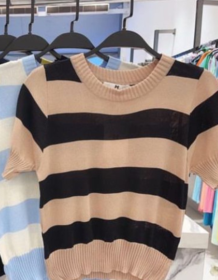 BLUSA TRICO MODAL LISTRADA