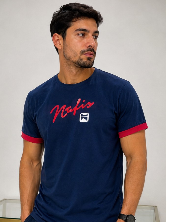 CAMISA C/ PUNHO ALTO RELEVO