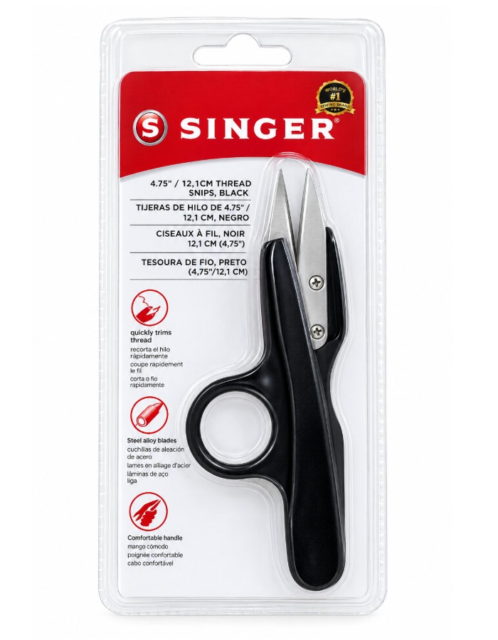 TESOURA PARA CORTE DE LINHA 4.75'' POLEGADAS UND - SINGER