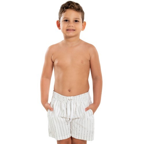 ********** PROMOÇÃO ********** SHORT INFANTIL LISTRADO FINO MASCULINO