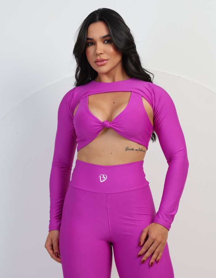 trijunto de manga longa com calça 