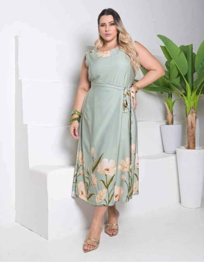 Vestido Plus Ellen 