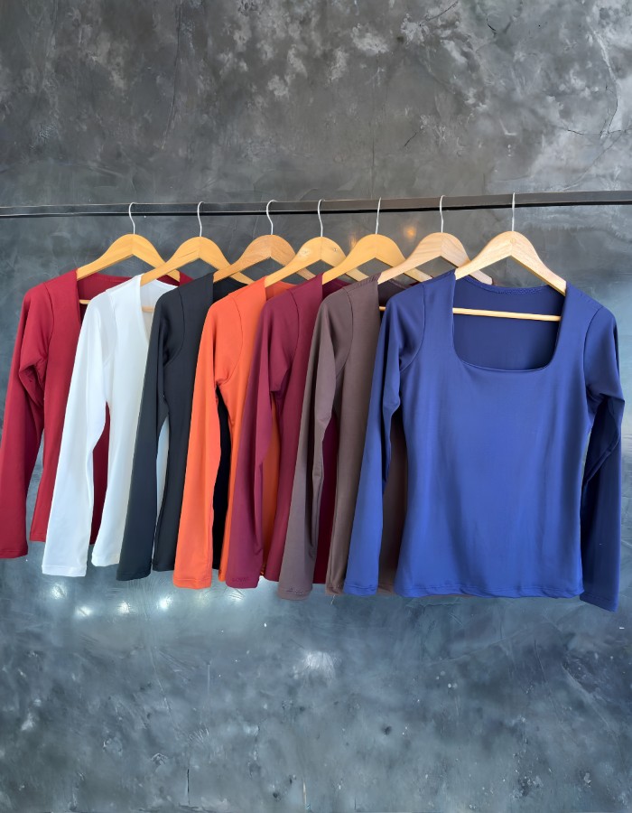 Blusa Manga Longa - dec quadrado