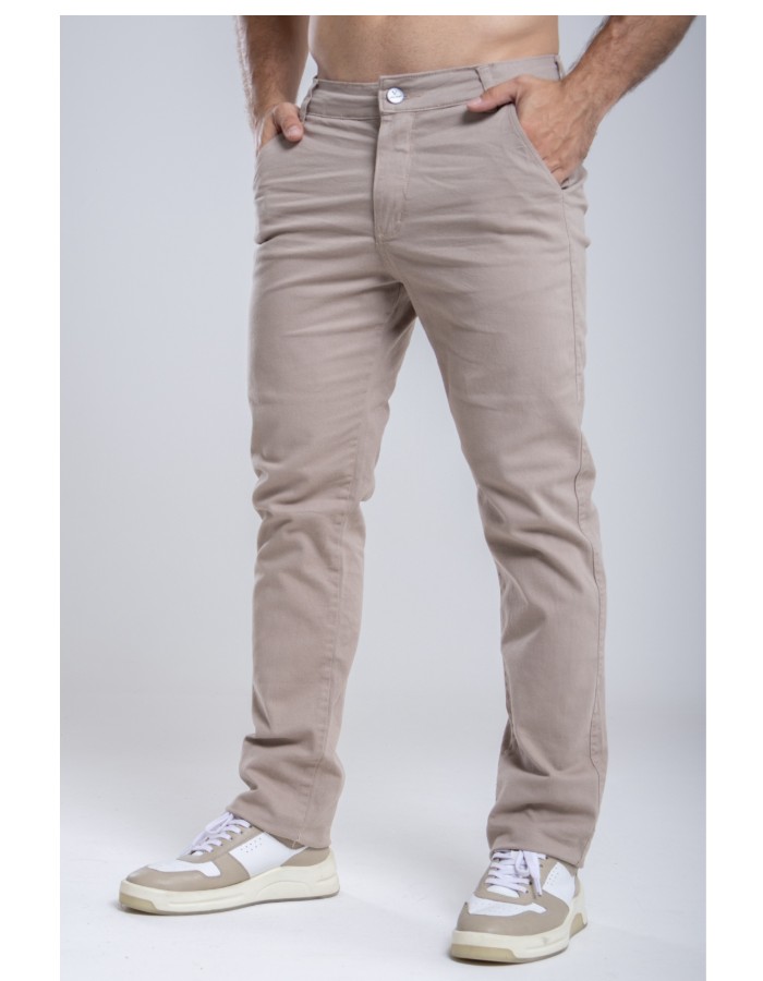 Calça Masc esporte fino Premium bege