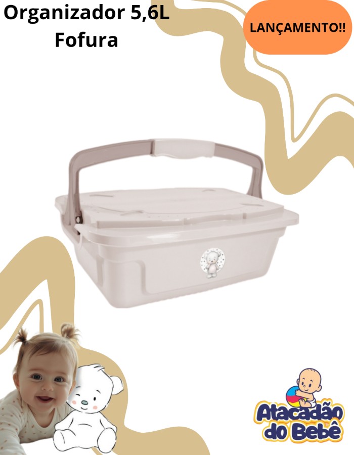 Organizador Cajovil 5,6Litros fofura