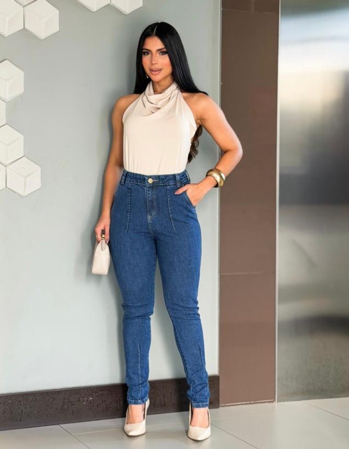 CALÇA MOM JEANS