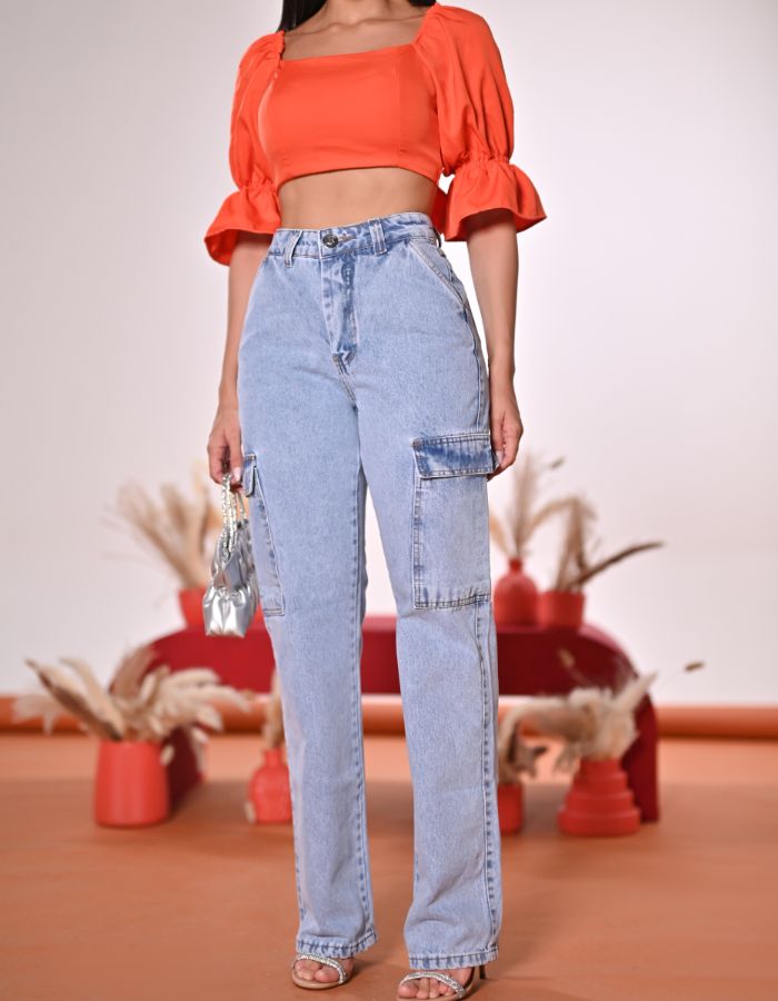 CALÇA WIDE LEG