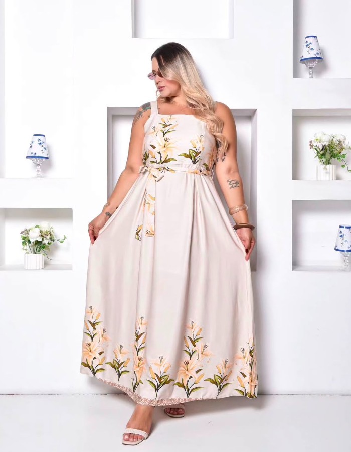 VESTIDO ESTAMPADO PLUS
