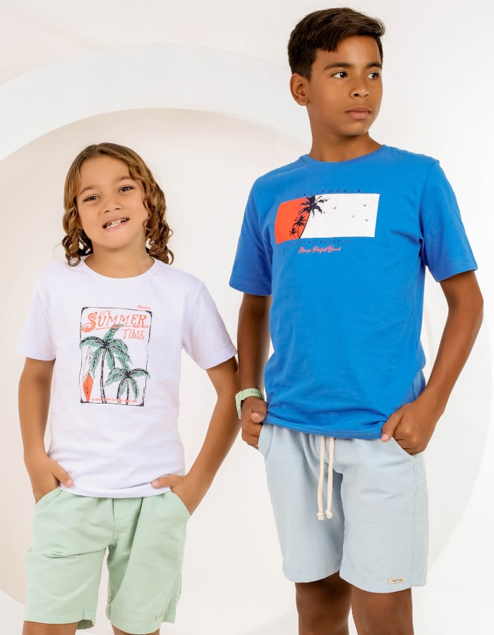 CAMISA BASICA ESTAMPADA 10 AO 16