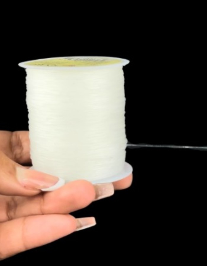 FIO DE SILICONE ELASTICO - 100 METROS - 0.8 MM
