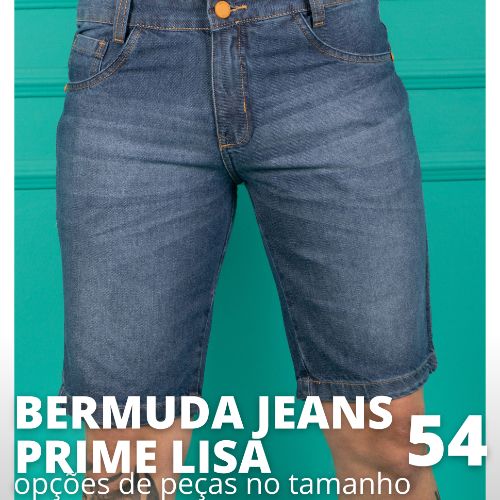 BERMUDA JEANS lisa PRIME  PLUS SIZE 48
