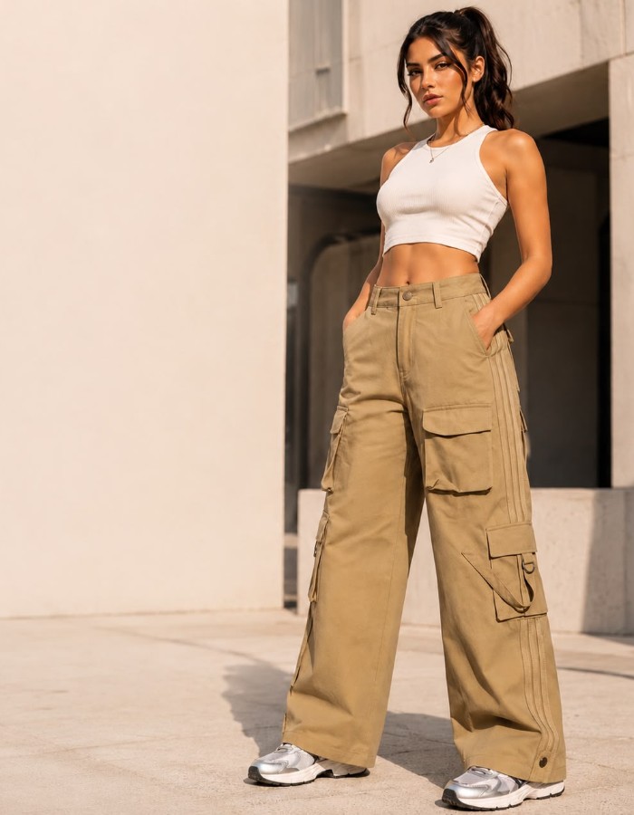 CALÇA CARGO BOLSO FRENTE