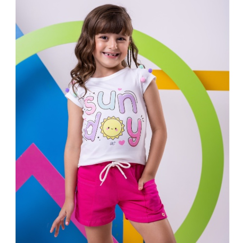 T- SHIRT Pompom