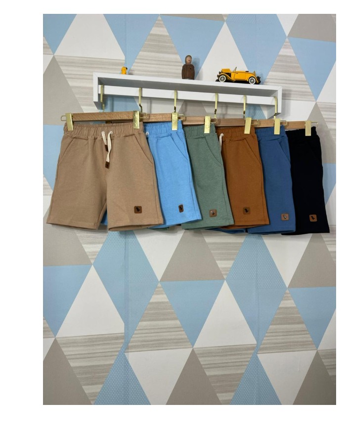 SHORT INFANTIL MOLETOM