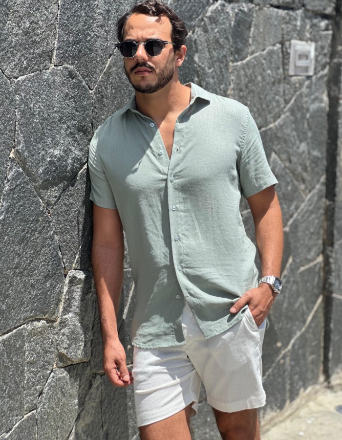 LINHO ITALIANO SLIM FIT VERDE