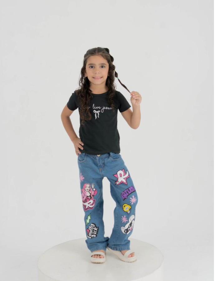 wid leg infantil  estampada