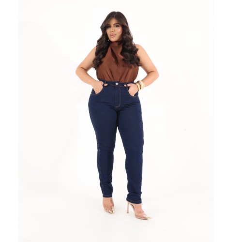 CALÇA SKINNY AMACIADA LYCRA