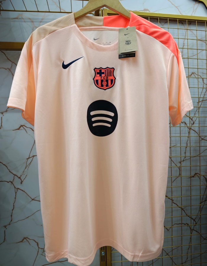 Camisa Barcelona treino rose 