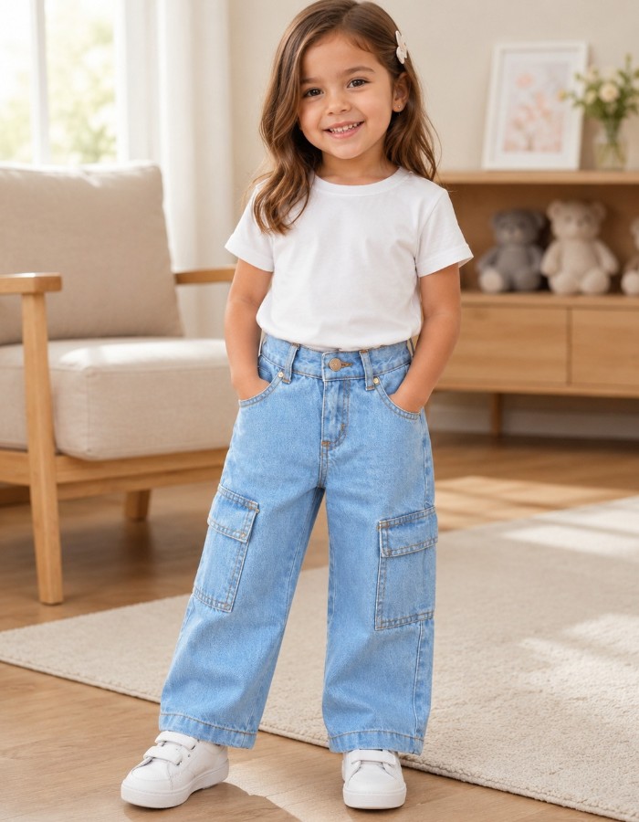 Calça cargo infantil
