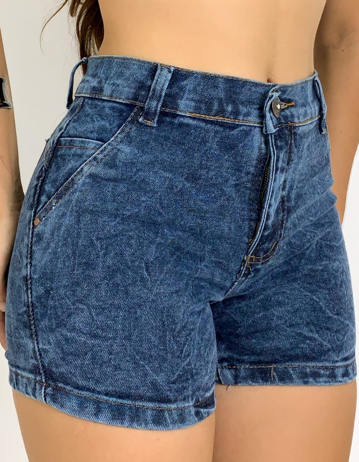 SHORTINHO JEANS FEMININA
