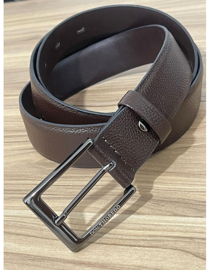 Cinto Couro Casual Roma Marrom