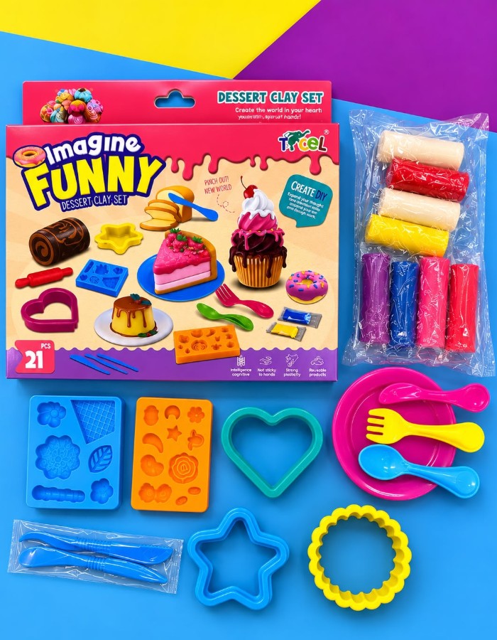 KIT FOOD E DENTISTA C/MASSINHA DE MODELAR