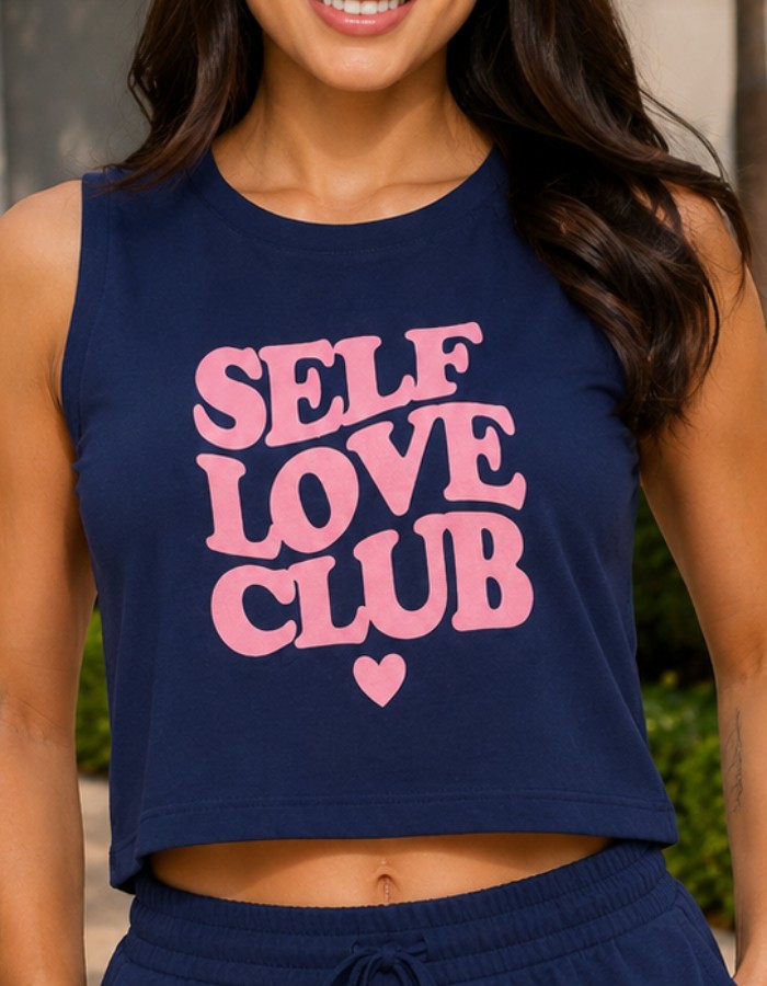 APENAS CROPPED REGATA-SELF LOVE