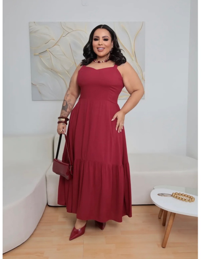 Vestido Plus Maria 