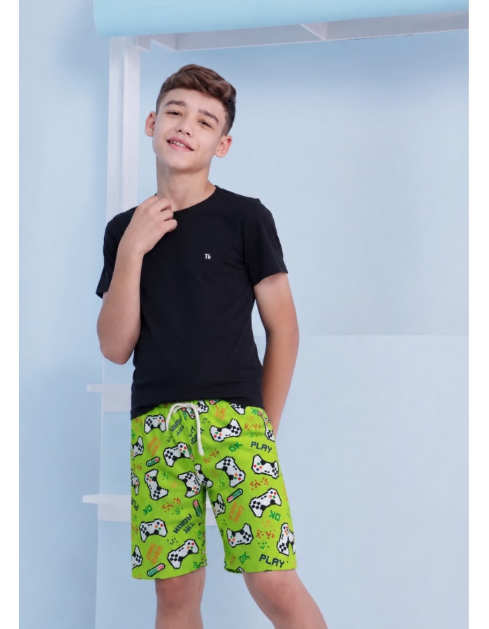 CONJUNTO BERMUDA ESTAMPADA