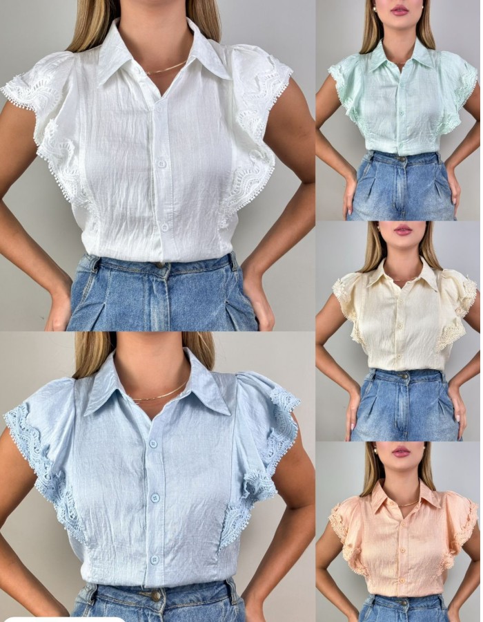 BLUSA TECIDO CREPE SEDA ACETINADO