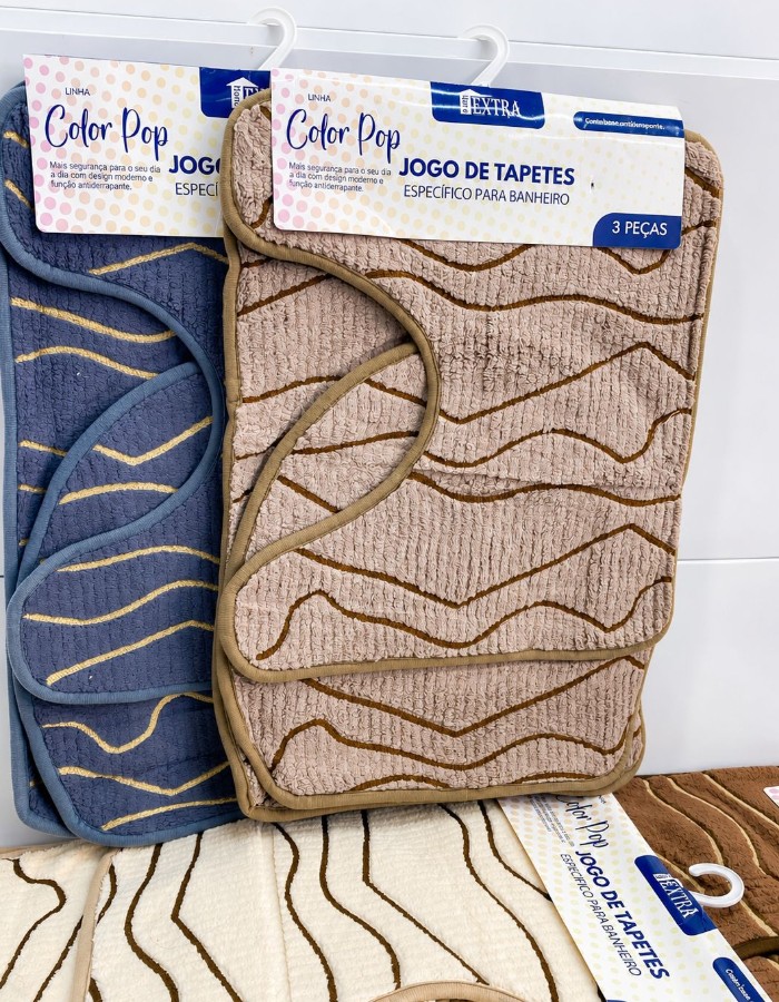 CONJUNTO DE TAPETES 3 PEÇAS