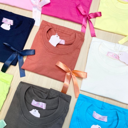 T-SHIRT OVERSIZE LAÇO meninas 