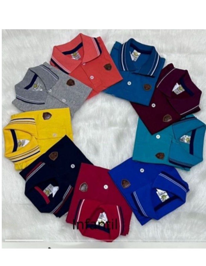 Camiseta Gola Polo Infantil TG