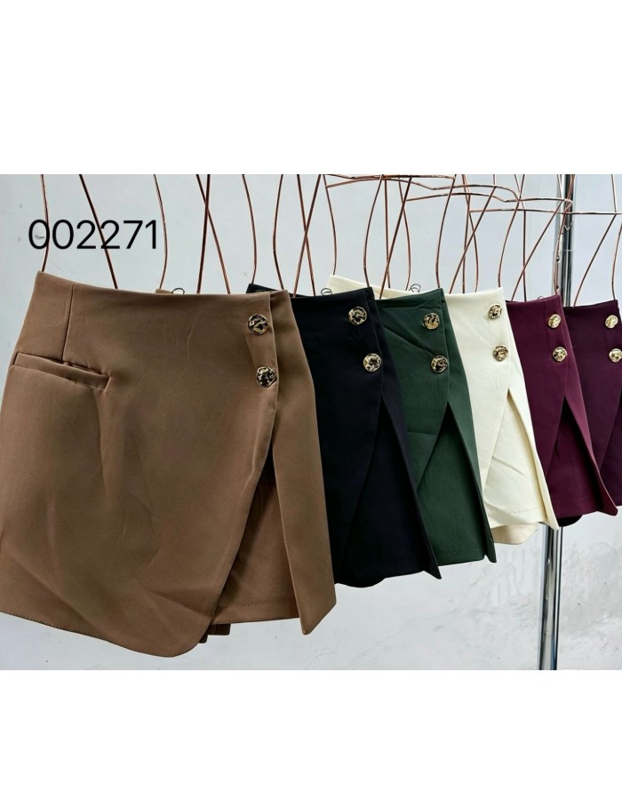 SHORT SAIA TECIDO ALFAIATARIA