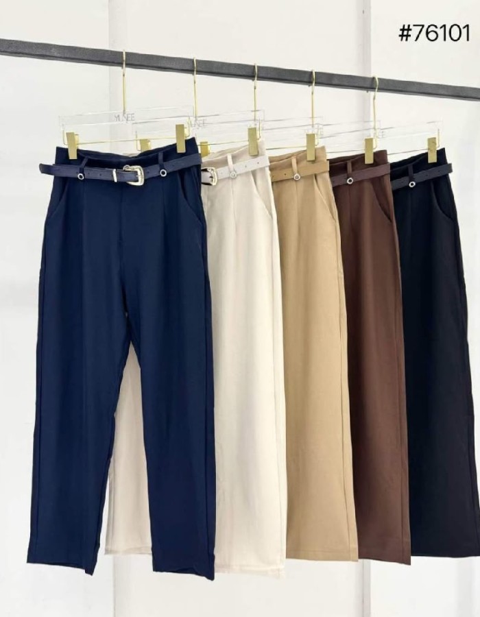 CALÇA TECIDO PREMIUM COM CINTO