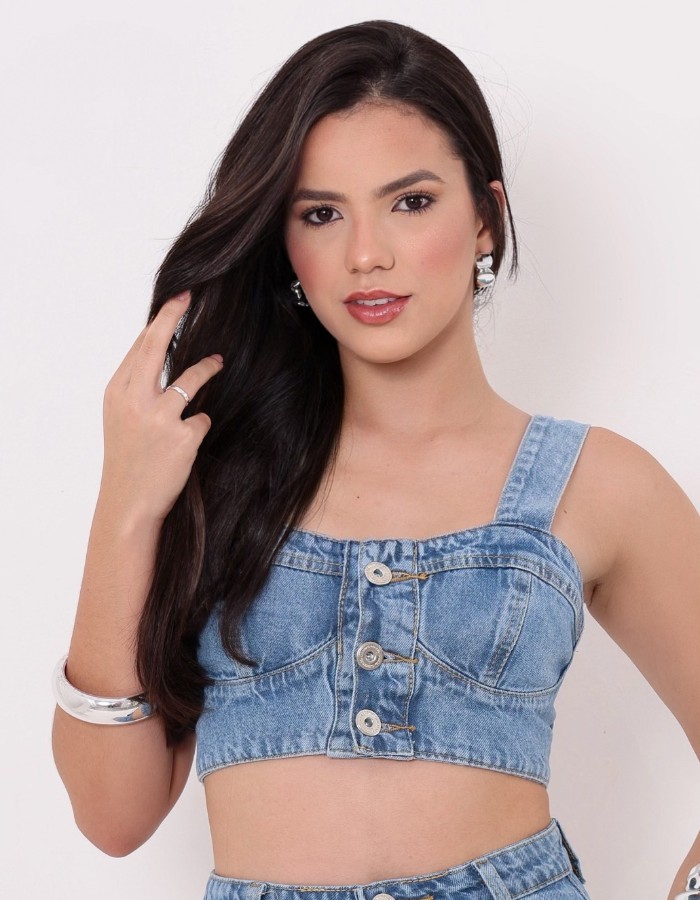 CROPPED JEANS DESGRADEADO 