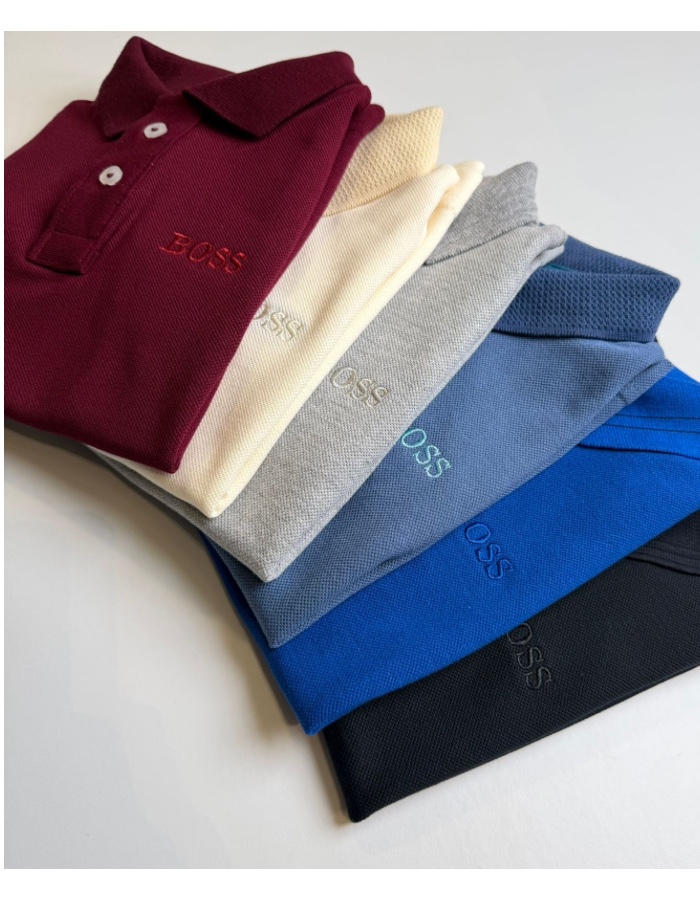 Blusa gola polo piquet BOSS