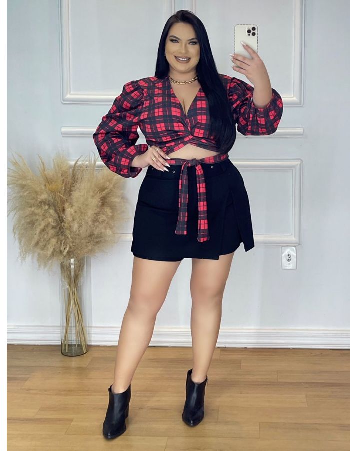 crooped gigi xadrez estampas diversas