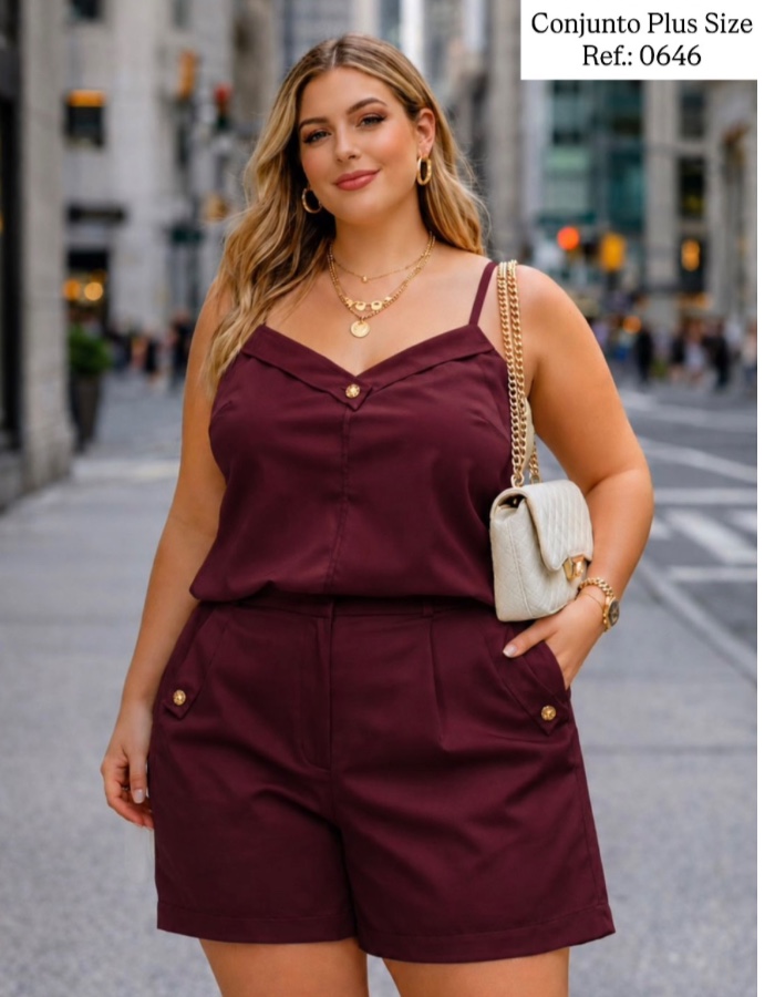 CONJUNTO PLUS SIZE RONIZE