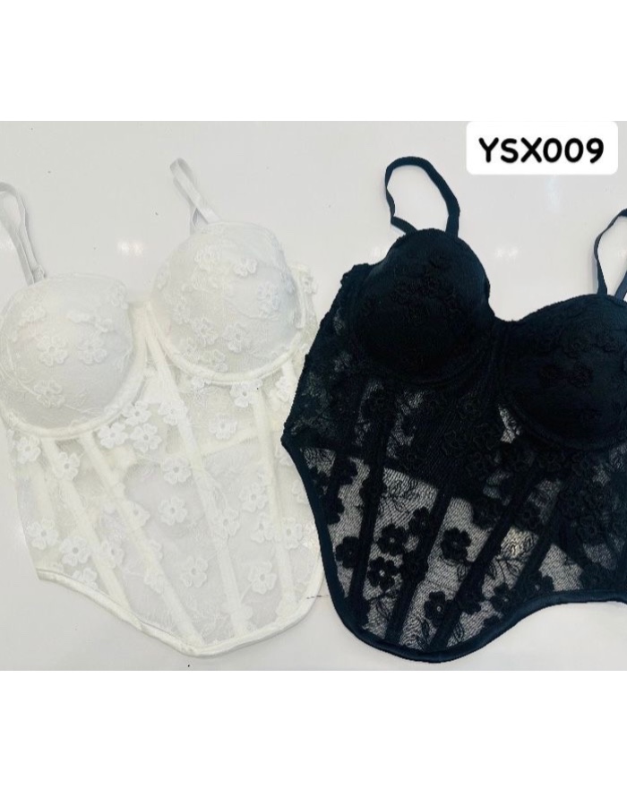 A Corselet de renda de florzinha