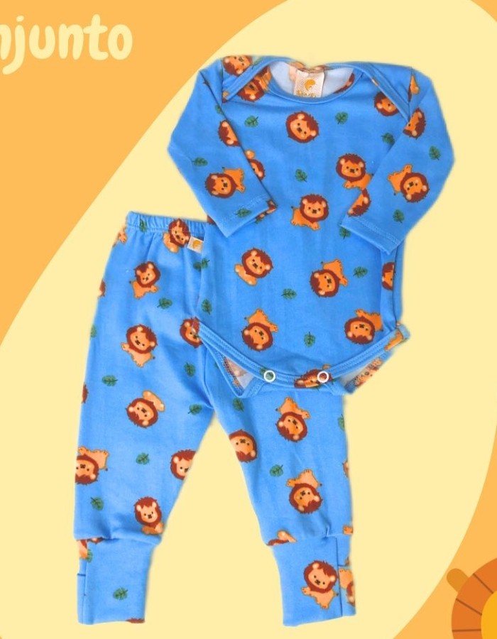 CONJUNTO BODY ESTAMPADO PREMATURO FRUTO 