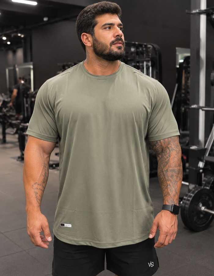 camisa gola careca importada masculina DRY FIT