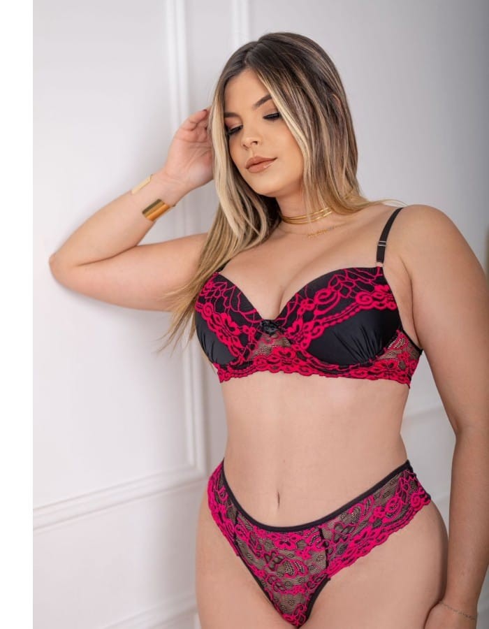Conjunto calcinha e sutiã 