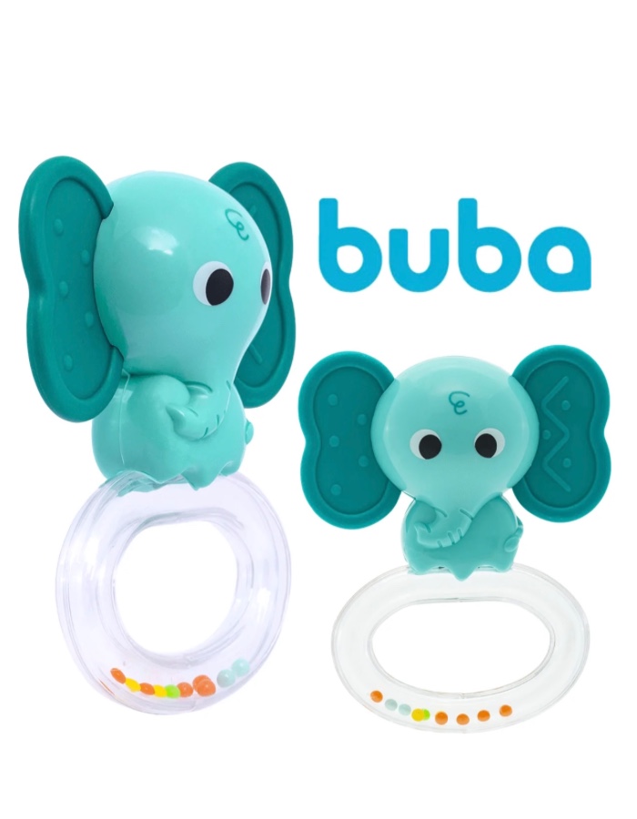 CHOCALHO C/MORDEDOR ELEFANTE  BUBA