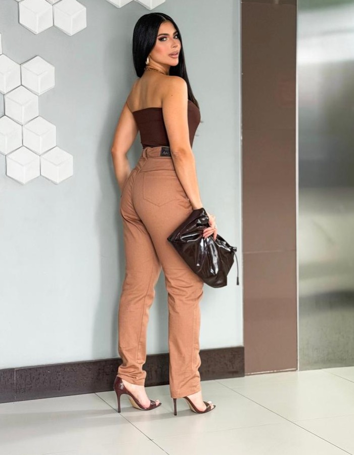 CALÇA MOM COR