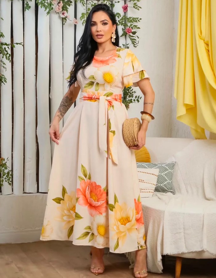 VESTIDO ESTAMPADO