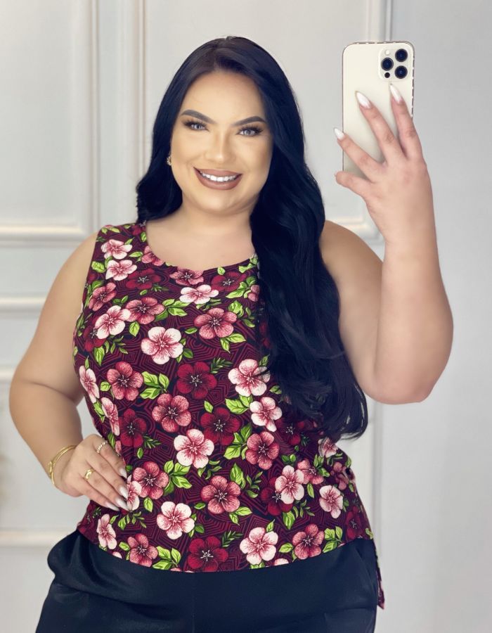 BLUSA SEM MANGA - TAM GG