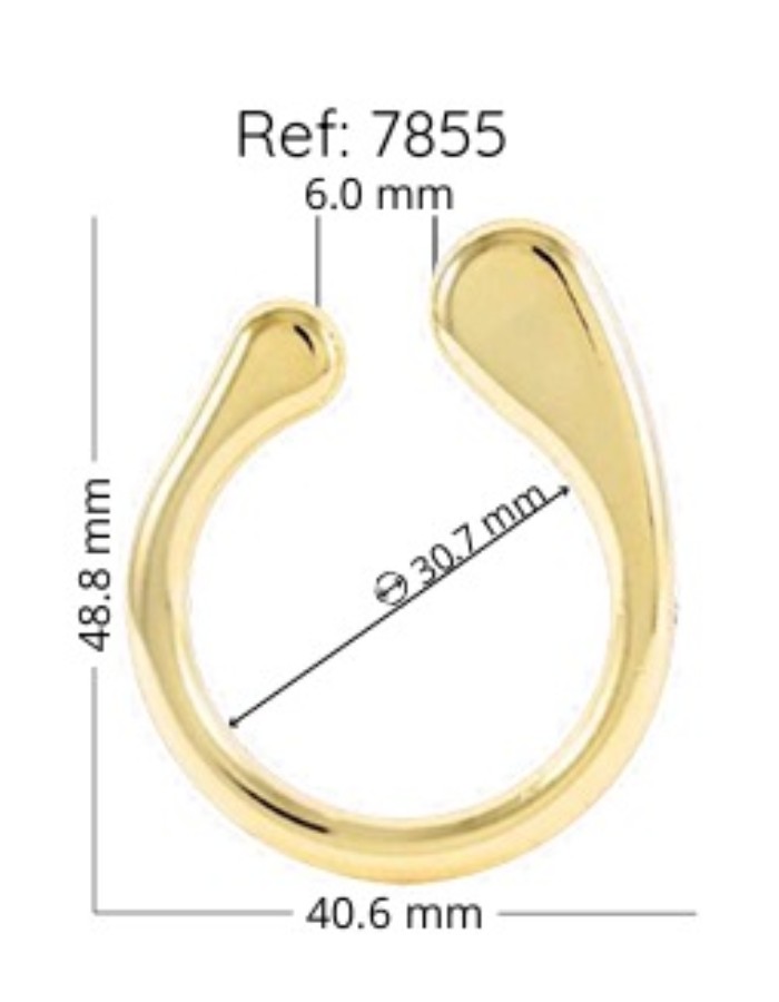 ACESSORIO 7855 DOURADO 1 UND